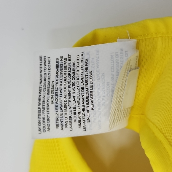 Rare Nike X OFF-WHITE NRG X Cross Bib Optic Yellow M - Picture 7 of 9